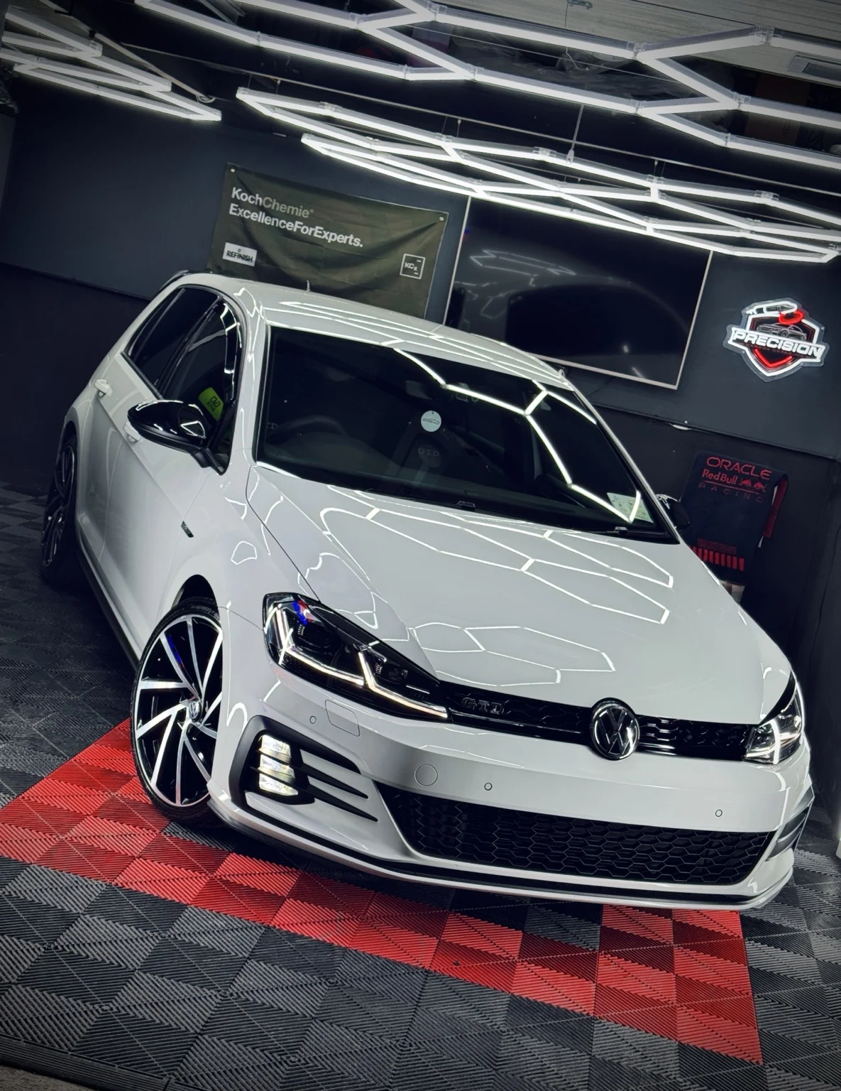 Detailing finish at Precision Garage